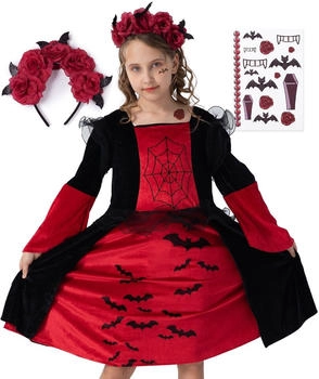Corimori Vampir-Kostüm Kleid für Kinder