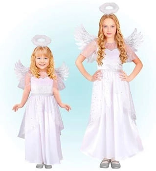 Widmann Kinderkostüm Engel Kleid Flügel Heiligenschein Himmel
