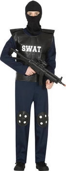 Fiestas Guirca Kostüm SWAT Polizist