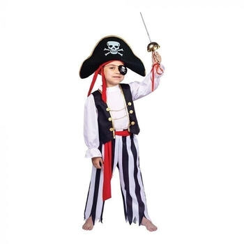 Dress Up America Piraten Kostüm für Jungen inkl Top Hose Augenklappe