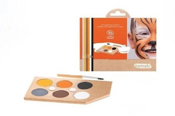 namaki Schminkset 6-Farben Wilde Tiere zertifizierte Naturkosmetik