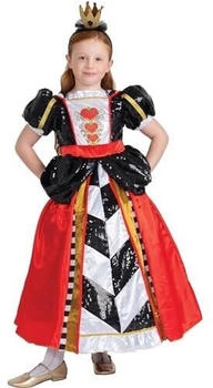 Dress Up America Herzkönigin Kostüm für Kinder rot
