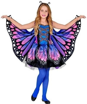 Widmann Schmetterling Kleid Haarreif lila blau
