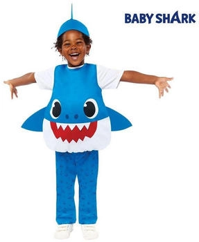 Amscan Toddler Baby Shark Daddy Kostüm blau