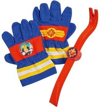 Simba Feuerwehr Handschuhe blau rot