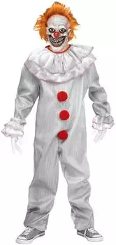 Fun World Horrorclown Kostüm für Kinder