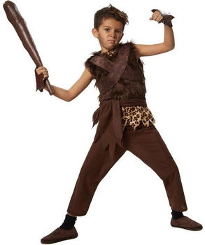 Dress for Fun Kostüm Junge Steinzeit Urmensch Neandertaler Höhlenmensch