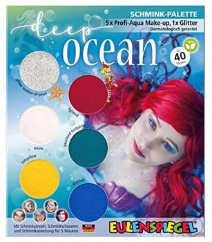 Eulenspiegel Schmink-Palette Deep Ocean 207017 Kinderschminke Meeres Masken