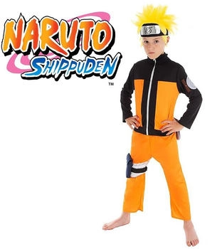 Chaks Naruto-Kinderkostüm orange schwarz