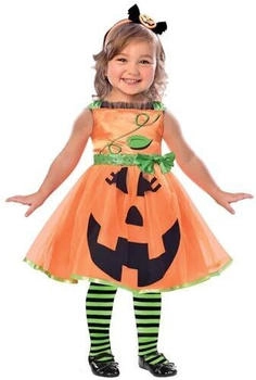 Amscan Kinder Kürbisskostüm Kleid 9903392