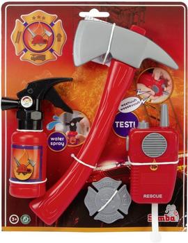 Simba Feuerl&ouml;scher Axt Funkger&auml;t Sound Rollenspielzeug ab Jahren