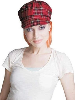 Dress Up America Kariert Zeitungsjunge Hut Haar