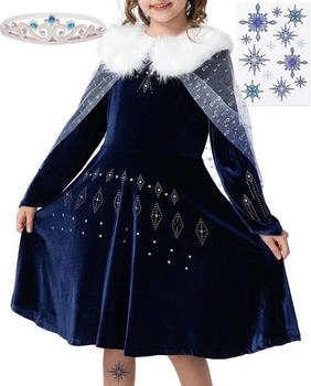 Corimori Eiskönigin Kostüm Kleid Elsa Prinzessin