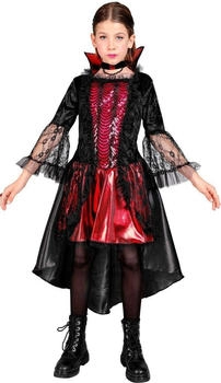 Widmann Vampirin Kinderkostüm Kleid und Kette