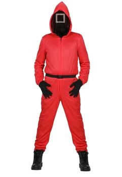 Maskworld Aufseher Overall Maske für Kinder viereck