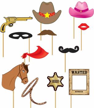 Fiestas Guirca Photocall Cowboy Set Stück GUI7206