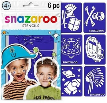 Snazaroo Schmink Schablonen Set 'Abenteuer Jungen'