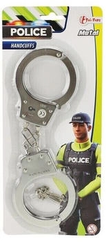 TOI-TOYS Handschellen Metall Karneval Fasching Kinder Sicherheitsschloss