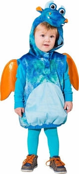 Orlob Karneval Drachen Maskenkostüm blau