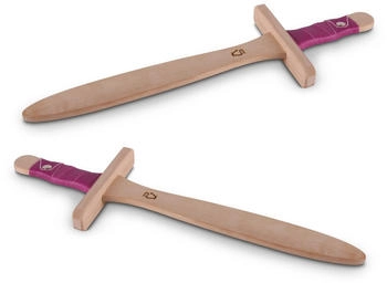 BestSaller Prinzessin Dolch 'Princess' Holz birke erle ca 37cm geölt