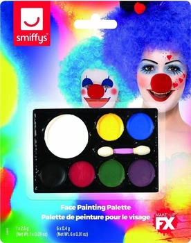 Smiffy's Farben Gesichtsfarbe Palette