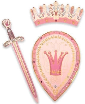 Liontouch Königin-Set rosa Schwert Schild und Krone