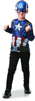 Rubie's Deckenset Captain America Jungen I-300111 blau