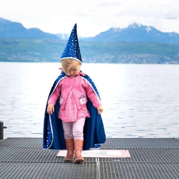 Great Pretenders Glitter Wizard Set Cape Hut B