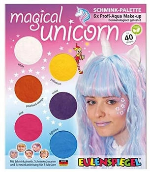 Eulenspiegel Schmink-Palette Magical Unicorn 207000 Einhorn Masken Kinderschminke Eulenspiegel Schmink-Palette Magical Unicorn 207000 Einhorn Masken Kinderschminke