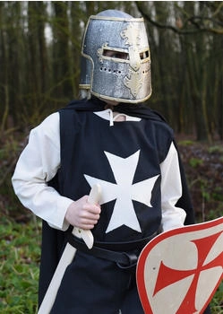 Battle-Merchant Wappenrock Alexander Johanniter schwarz natur