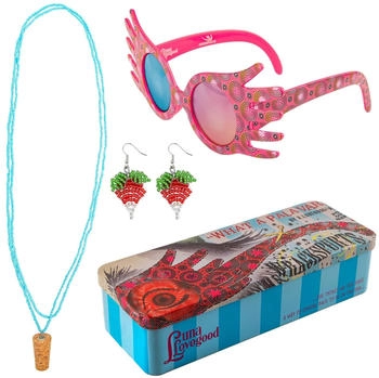 Cinereplicas Luna Lovegood Trinket Trio Spectrespecs Radish Ohrringe Cork Halskette Replicas