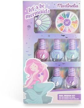 Aquarius Cosmetic Martinelia Let's Be Mermaids Nails Perfect Set Nagellack-Set Meerjungfrau-Design bunte Farben kinderfreundlich