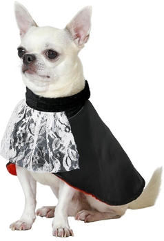 Atosa Vampire Cape schwarz Kragen Feierlichkeiten Halloween-Thema