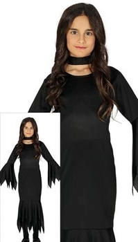 Fiestas Guirca Morticia Kostüm schwarz für Mädchen