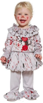 Fiestas Guirca Clown Killer Kostüm für Baby
