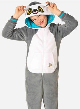 Opposuits Lemur Onesie Kinder grau