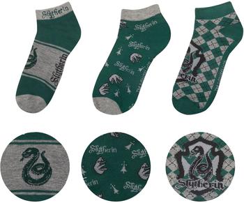 Cinereplicas Slytherin Knöchelsocken 3er-Pack