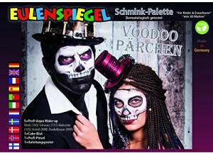 Eulenspiegel schmink-palette voodoo pärchen 206379 Eulenspiegel schmink-palette voodoo pärchen 206379