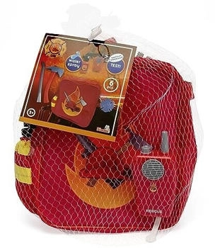 Simba Feuerwehr Rucksack Set Feuerlöscher Axt Funkgerät Brechstange Rollenspielzeug