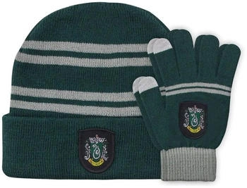 Cinereplicas Beanie Handschuhe Set Slytherin