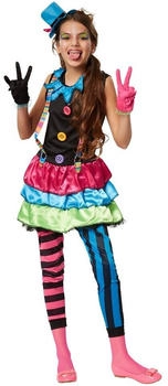 Dress for Fun crazy clown joker kostüm