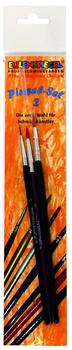 Eulenspiegel Profi Pinsel-Set 955529 Kunstfaserpinsel rund Schmink-Pinsel