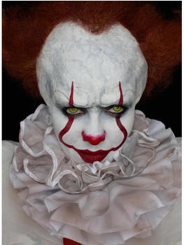 Maskworld Make-up Set Pennywise Horror Clown weiss