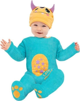 Smiffy's Kleines Monster Baby blau Einteiler und Hut