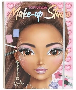 Depesche Makeup Kreativ -Mappe Model Motive zum Selbstgestalten inkl Make Up Palette und Pinsel 13164