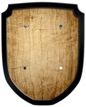 Holzspielerei Baumgartner wappenschild natur