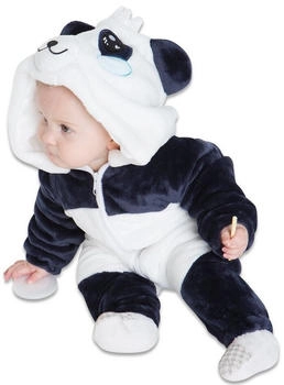 Corimori Mei der Panda Strampler blau weiß