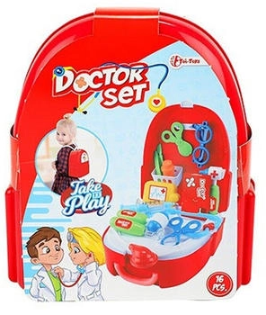 TOI-TOYS DOCTOR Doktor-Set 20tlg Rucksack Arztspielzeug