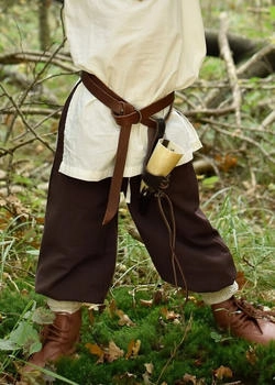 Battle-Merchant Ritter-Kostüm Kinderhose Thore braun