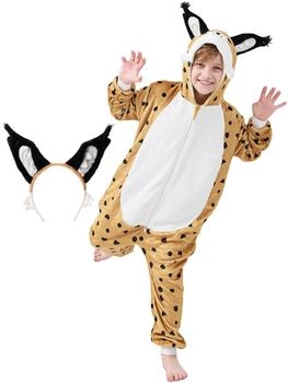 Corimori Kostüm Wild-Katze Onesie Jumpsuit